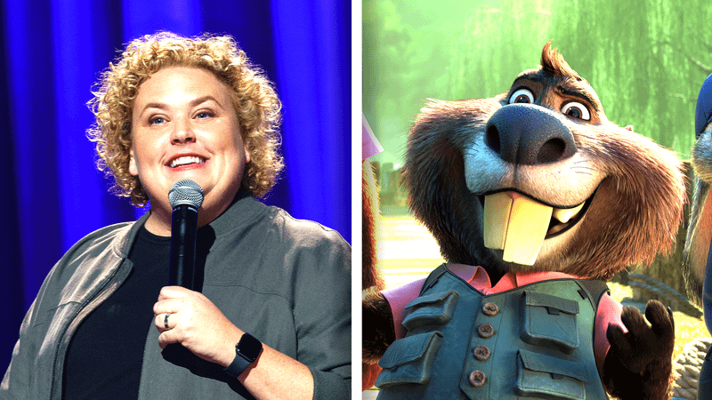 Nibbles and Fortune Feimster in Zootopia 2