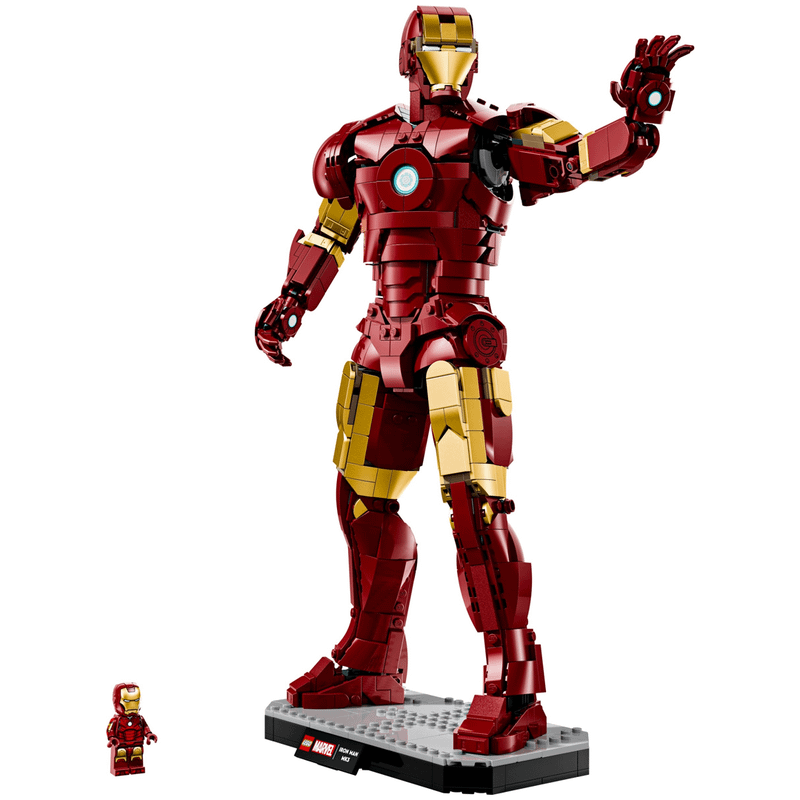 Iron Man's Mark 3 armor by LEGO.