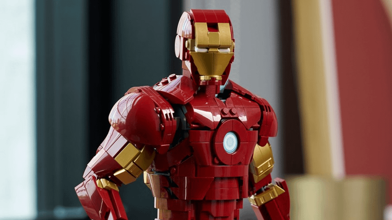 LEGO's Iron Man Mark 3.