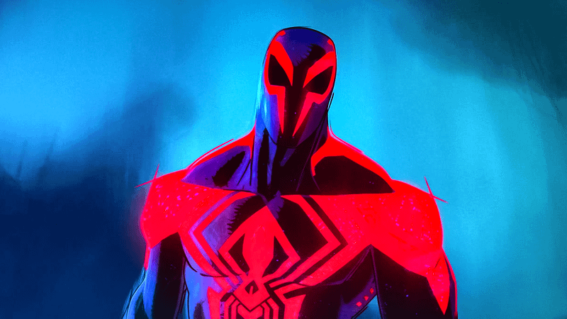 Spider-Man 2099 in Across the SpiderVerse.