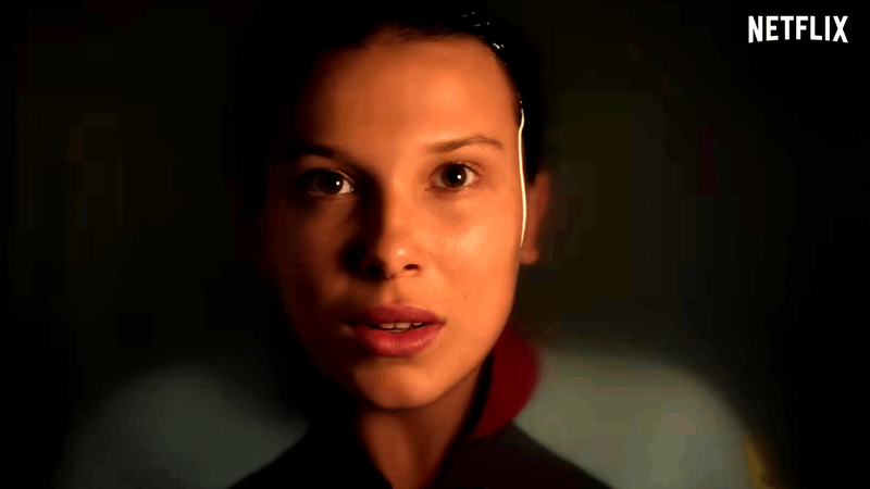 Millie Bobby Brown as Eleven in Stranger Things Season 5