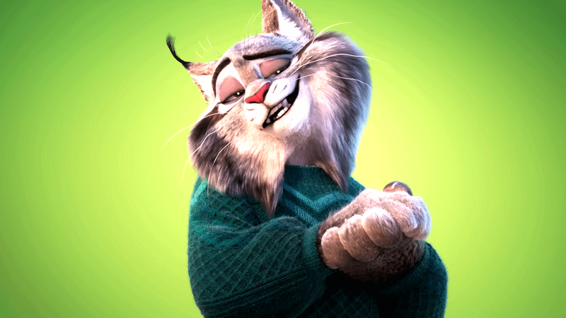 The white-muzzled lynx