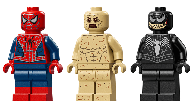 Spider-Man, Sandman and Venom.