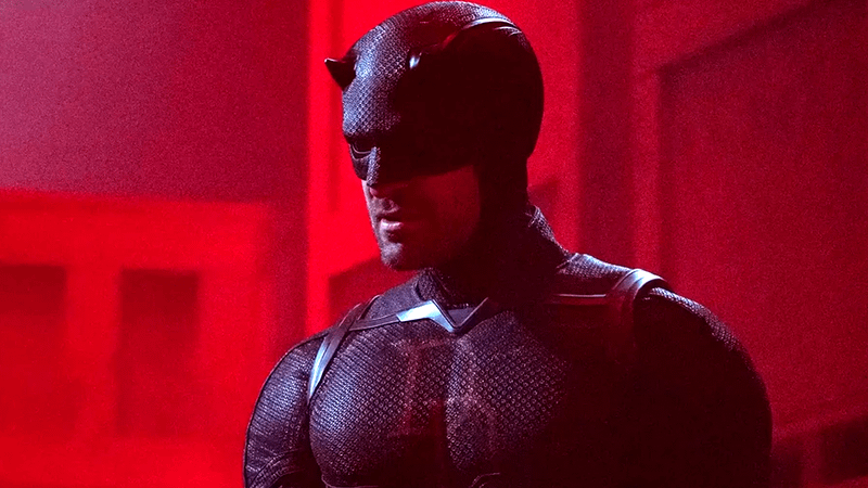 The masked Daredevil in his new suit for Season 2.