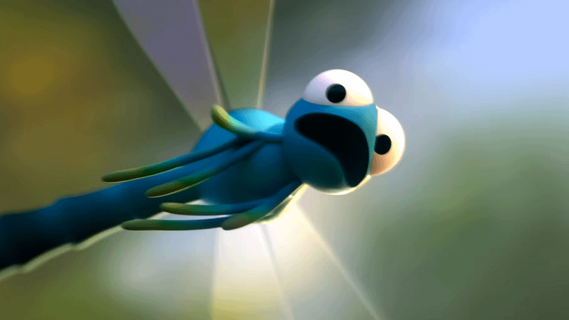 A dragonfly in Hoppers.