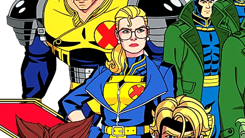 Valerie Cooper has a stern look as she stands alongside fellow X-Factor team mates.