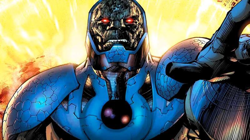 Darkseid holding out his hands in DC Comics