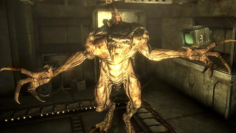 A Deathclaw in Fallout 3