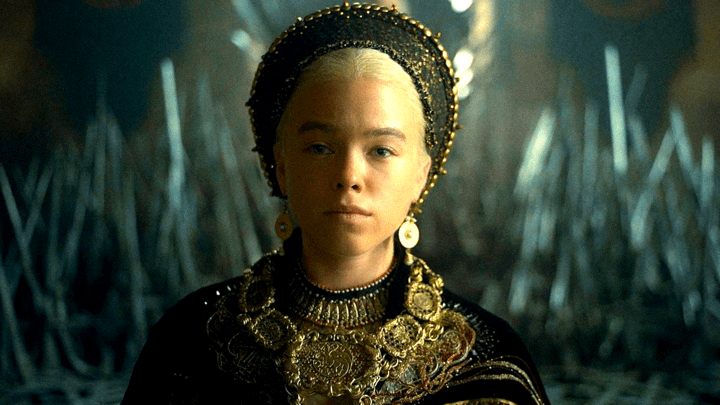 Milly Alcock as Rhaenyra Targaryen