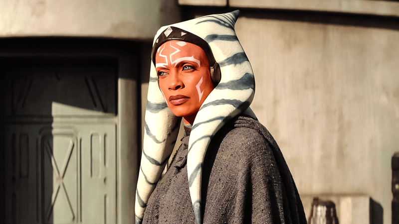 Rosario Dawson as Ahsoka Tano from Season 1.