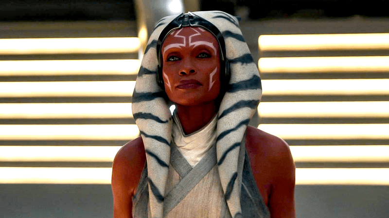 Rosario Dawson as Ahsoka Tano.