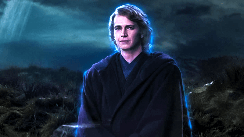 Hayden Christensen as Anakin Skywalker.