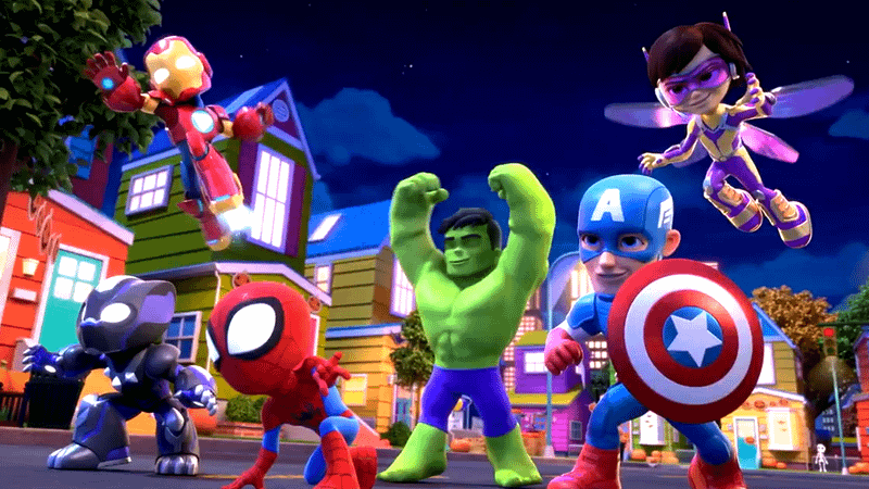 Spidey and the Avengers: Halloween Team-Up's Avengers roster.