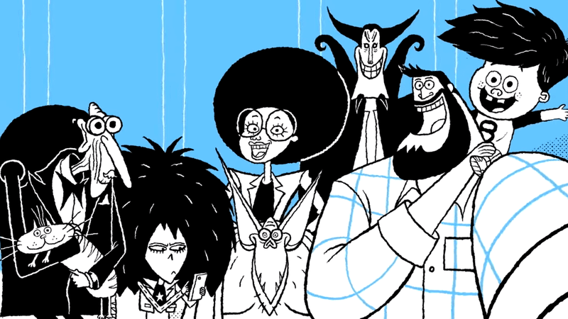 still image of main characters from Bat-Fam