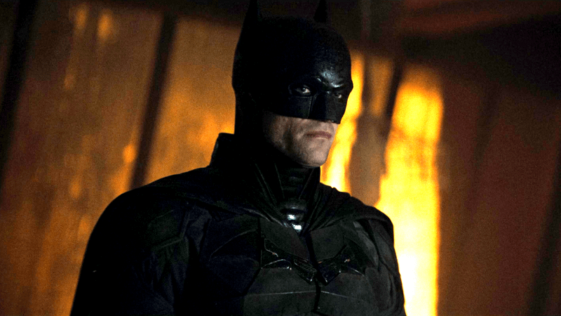 Robert Pattinson as Batman.