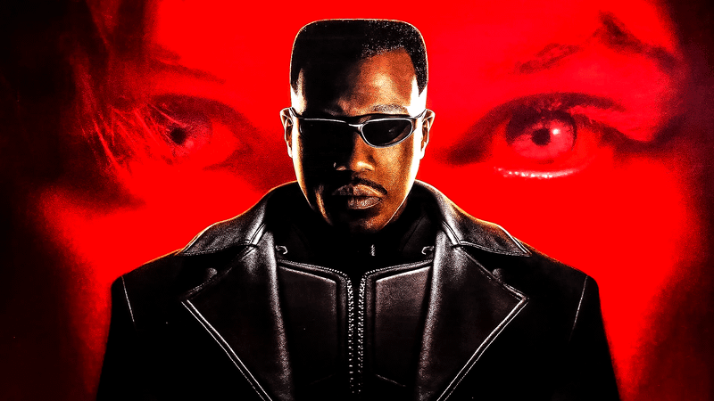 Wesley Snipes on Blade Poster.