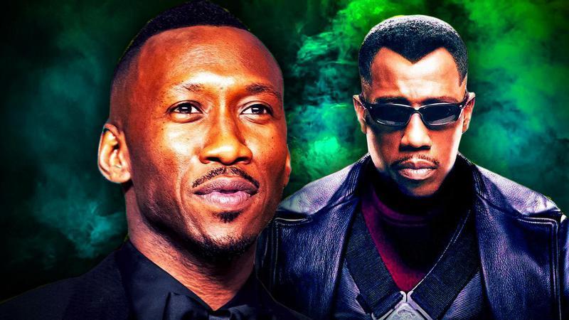 Mahershala Ali as Blade, Wesley Snipes as Blade