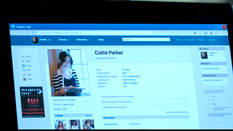 Caitie Parker in Tell Me Lies
