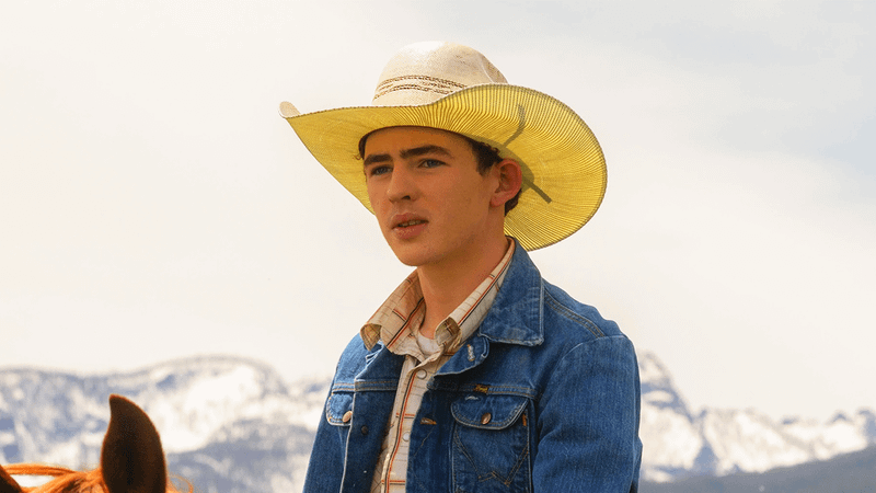 Finn Little as Carter in Yellowstone