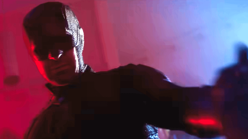 Charlie Cox as Daredevil. 