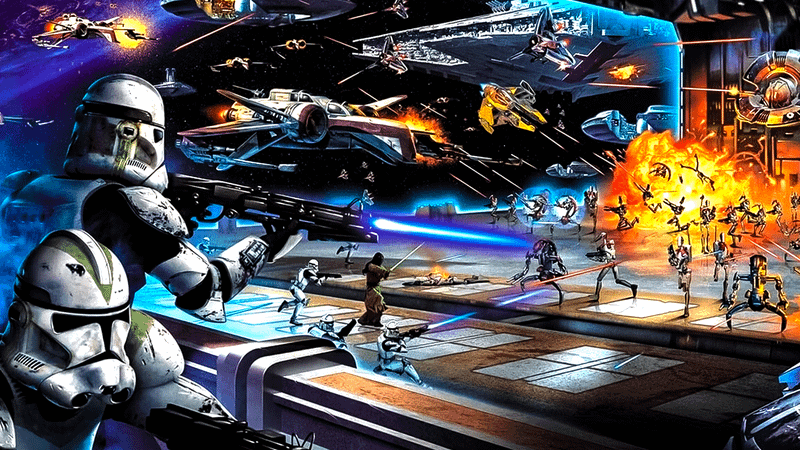 Clone Troopers, Droids, ARC-170 Starfighter