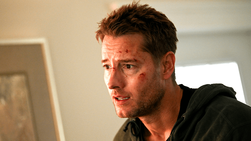 Justin Hartley as Colter Shaw in Tracker Season 3.