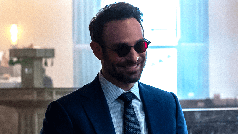Charlie Cox as Matt Murdock in Daredevil: Born Again.