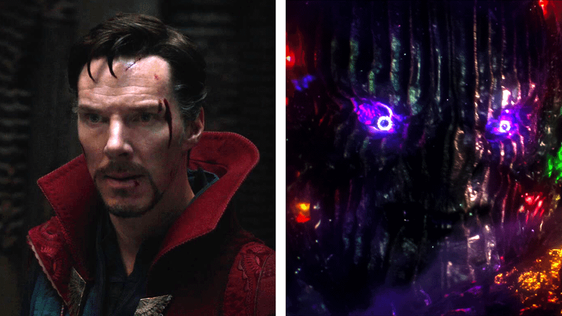 Benedict Cumbebatch as Doctor Strange and Dormammu in 'Doctor Strange.'