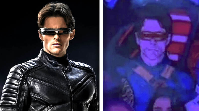 Cyclops from X1 and in Avengers: Doomsday marketing material.