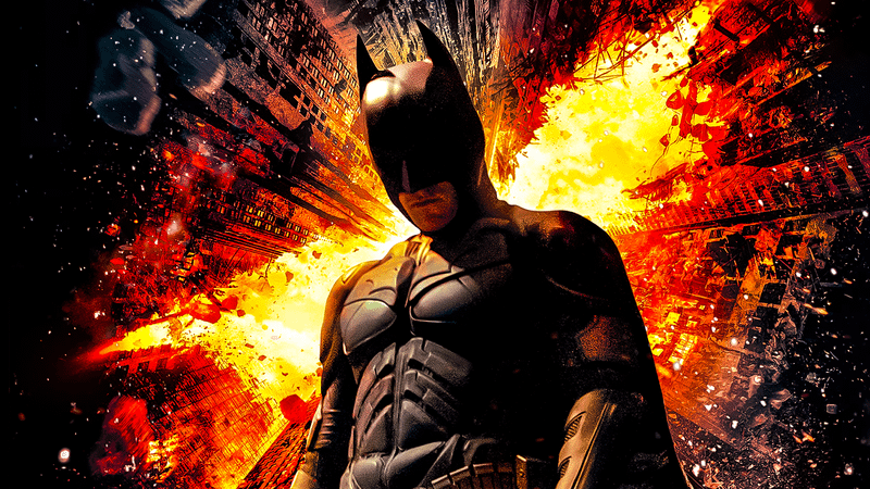 Christian Bane as Batman.