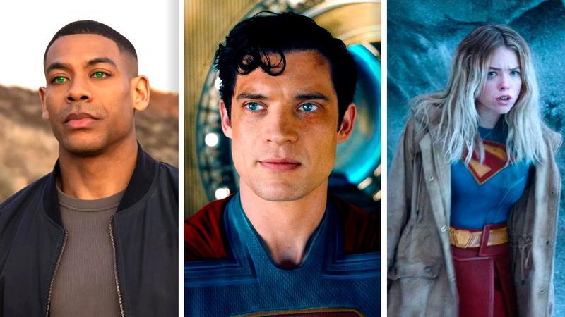 John Stewart, Superman, and Supergirl in the DCU.