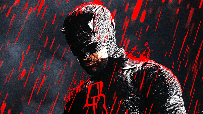 Charlie Cox as Daredevil in 'Daredevil: Born Again' Season 2 promotional image.