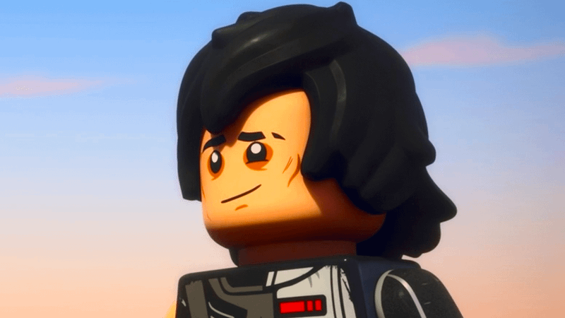 Darth Dev looking off into the horizon in LEGO Star Wars: Rebuild the Galaxy: Pieces of the Past