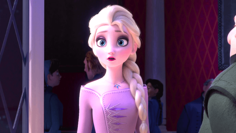 Elsa in Frozen 2.