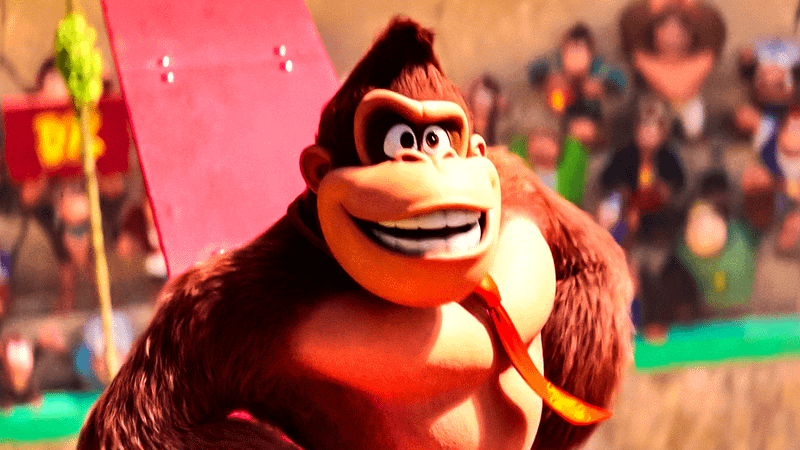  Donkey Kong as he appears in The Super Mario Bros. Movie.