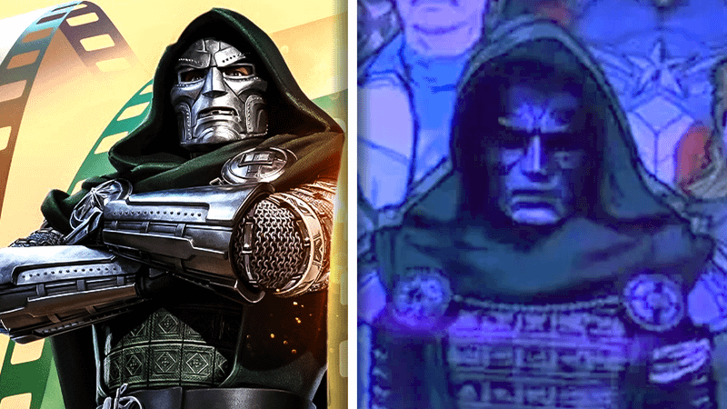 Avengers: Doomsday merch featuring Robert Downey Jr.’s Doctor Doom.