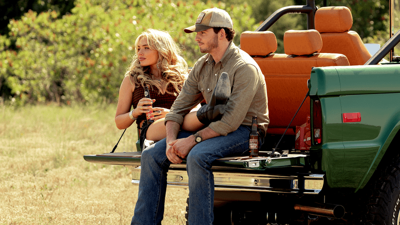 Natalie Alyn Lind as Oreana & Carter in Dutton Ranch.