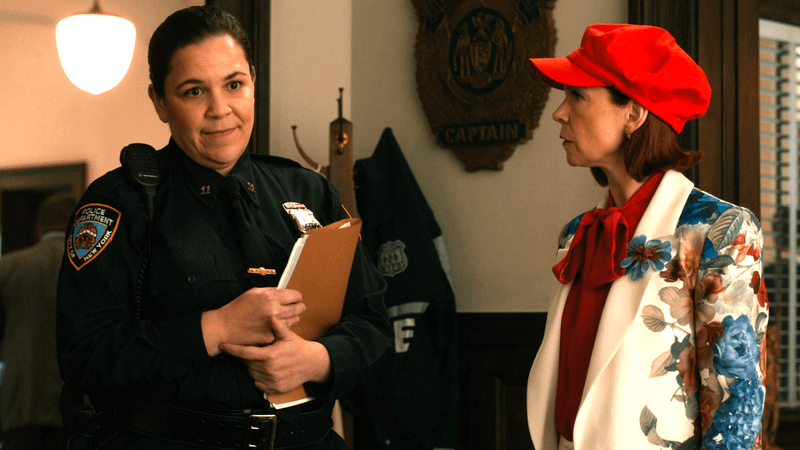 Lindsay Mendez as Grace Hackett, Carrie Preston as Elsbeth in Elsbeth Season 3, Episode 1