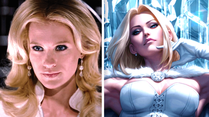 Emma Frost in the X-Men movies and in the comics