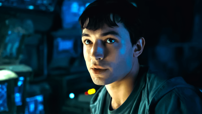 Ezra Miller as Barry Allen in The Flash movie