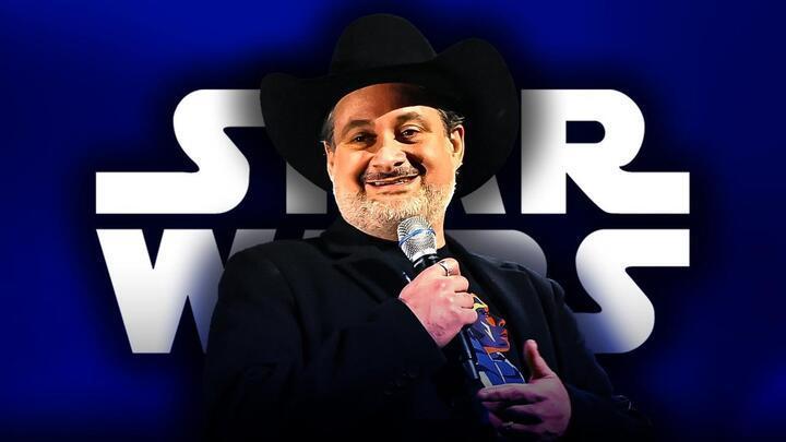 Dave Filoni and the Star Wars logo