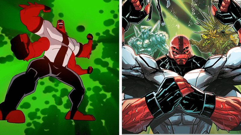 Four Arms vs. Four Arm's new major redesign.