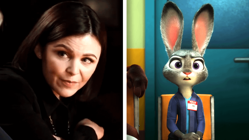 Judy Hopps and Ginnifer Goodwin in Zootopia 2
