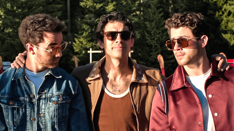 The Jonas Brothers in Camp Rock 3.