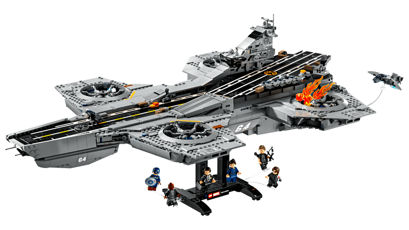 Helicarrier LEGO set from The Winter Soldier