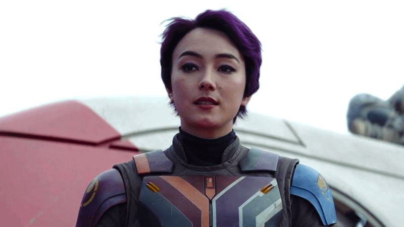 Natasha Liu Bordizzo as Sabine Wren in Ahsoka Season 1