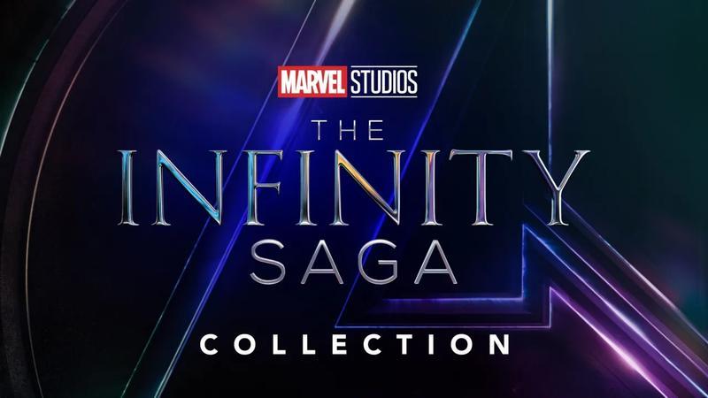 Marvel Studios' thumbnail for the Infinity Saga collection on Disney+.