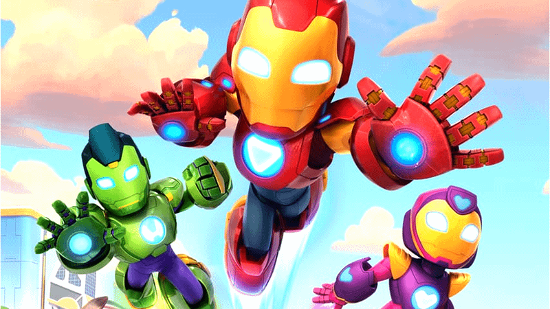 Iron Man and His Awesome Friends Poster