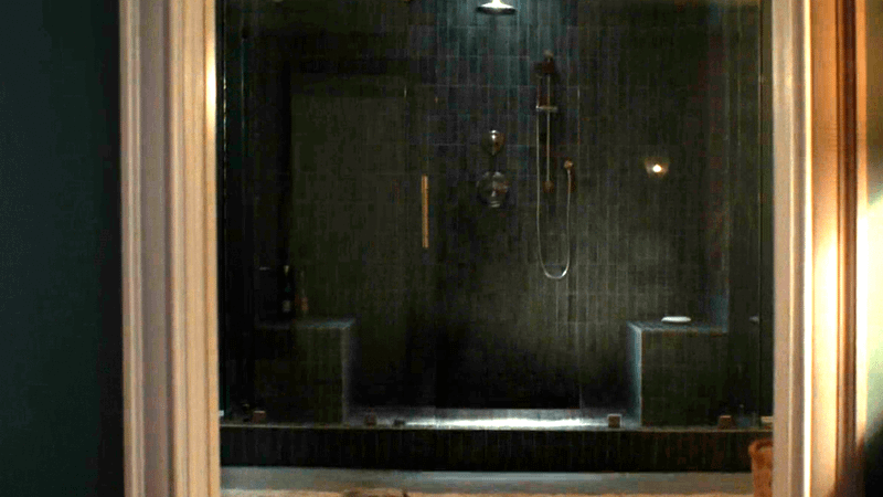 Dr. Gabriela Torabi's shower without Jane's body in Paradise Season 2, Episode 8.