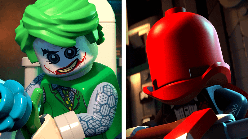Joker and Red Hood in LEGO Batman: Legacy of the Dark Knight